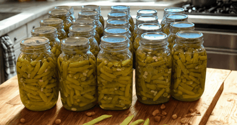 Pressure Canning Green Beans