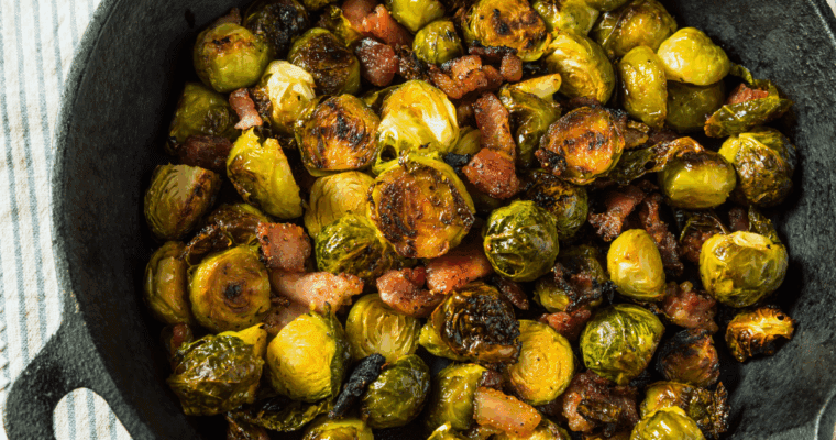 Crispy Bacon Brussels Sprouts