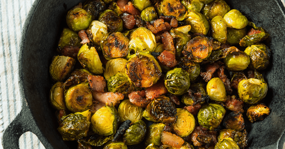 Crispy Bacon Brussels Sprouts