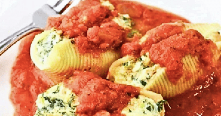 Spinach Stuffed Shells