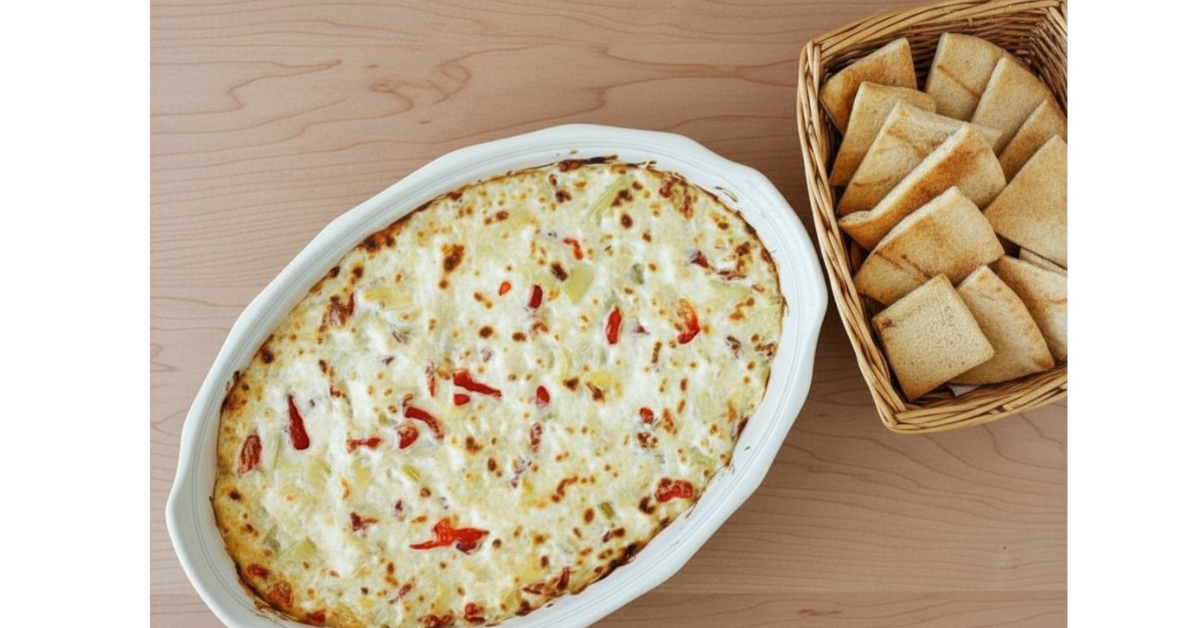 Hot Feta Artichoke Dip