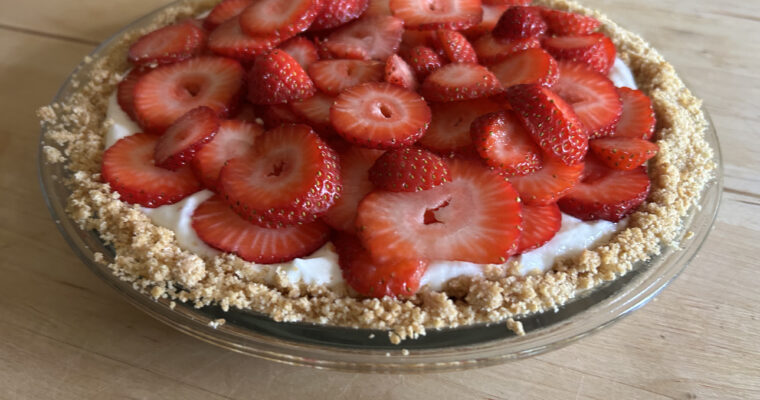 Strawberry Icebox Pie