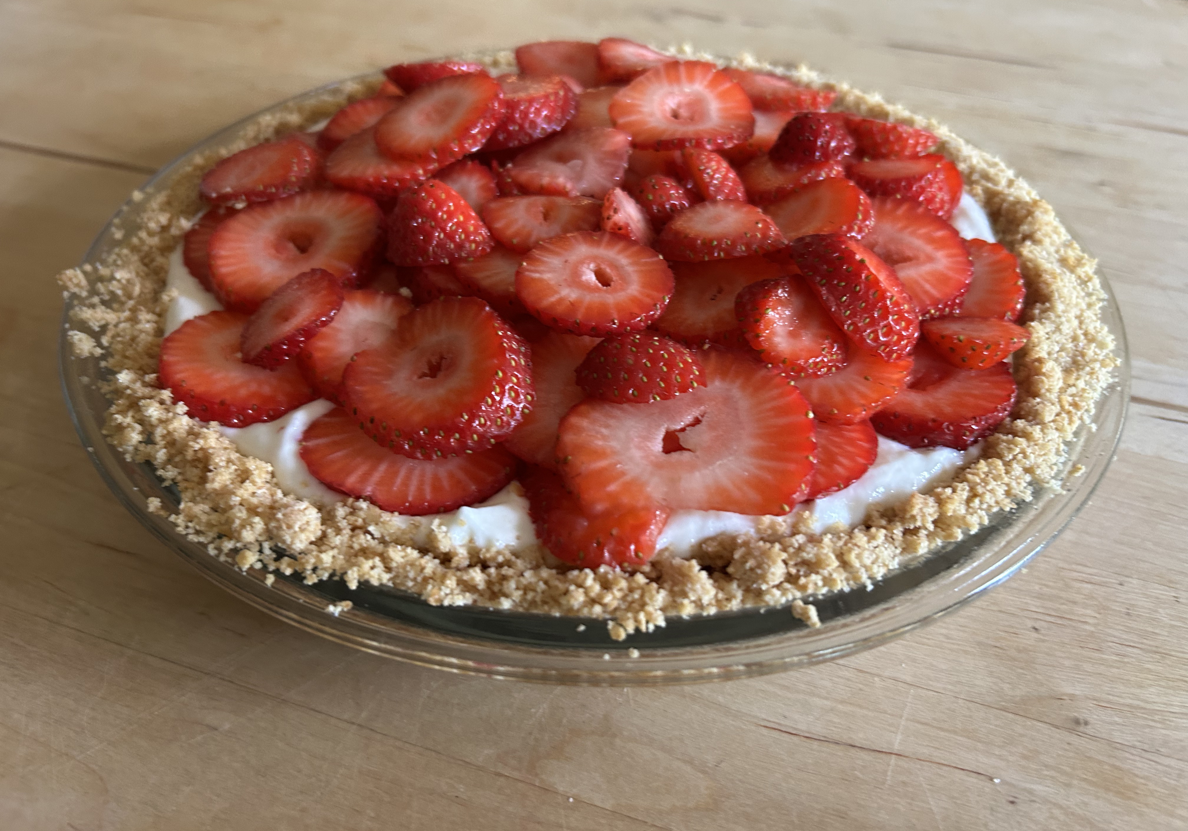 Strawberry Icebox Pie